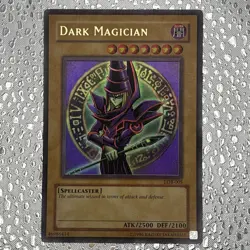 Dark Magician LOB-005 The Legend of Blue Eyes White Dragon Unlimited - Image 1
