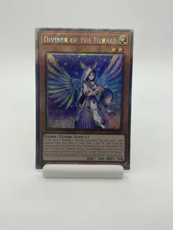 Yu-Gi-Oh! Diviner Of The Herald RA05-EN017 Platinum Secret Rare 1st Ed. - Image 1