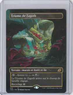 Triome de Zagoth FRENCH IKO MTG 313 SHOWCASE BORDERLESS - Image 1