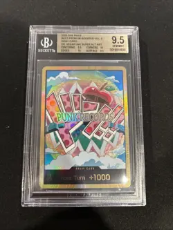 One Piece Best Premium Booster Vol 2 Dr Vegapunk Don!! Alt Art Bgs 9.5 - Image 1
