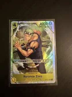 One Piece Roronoa Zoro OP15-113 SR Adventure on Kami’s Island English NM - Image 1