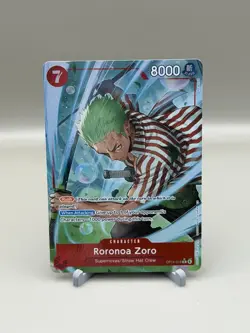 Roronoa Zoro OP14-015 Rare The Azure Sea's Seven One Piece Near Mint - Image 1