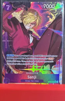 One Piece TCG - Sanji (SR AA full art) OP09-065 Emperors in the New World Foil - Image 1