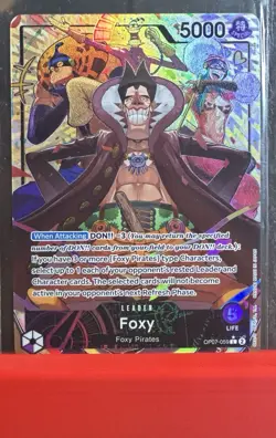 One Piece TCG - Foxy Alt Art Leader English - Image 1