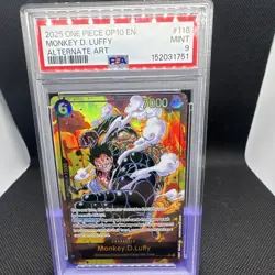 Bandai Monkey D. Luffy OP10-118 SEC Alt Art Holo 7000 Power Eng One Piece - Image 1