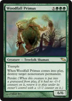 Woodfall Primus -Foil Heavy Play MTG Shadowmoor - Image 1