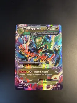 Pokemon TCG M Rayquaza EX Roaring Skies 2015 Ultra Holo Card 61/108 English - Image 1