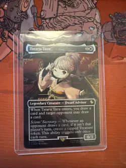 Tataru Taru (Borderless) (Chocobo Track Foil) -Foil Near Mint MTG - Image 1