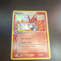 Pokemon Blaziken 110 HP Holo POP Series 1 Rare Nintendo 1/17 2006 TCG Card - Image 1