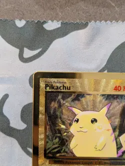 Pokemon Card 2021 GOLD METAL PIKACHU Promo 58/102 Celebrations UPC NM - Image 3