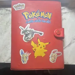 Vintage Pokemon card binder 1998 collectible - Image 1