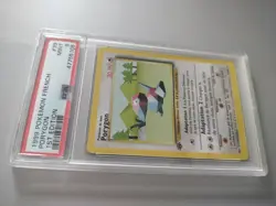 1999 Pokemon 1st Edition Porygon #39 PSA 9 MINT Rare Card Base Set FRENCH - Image 2