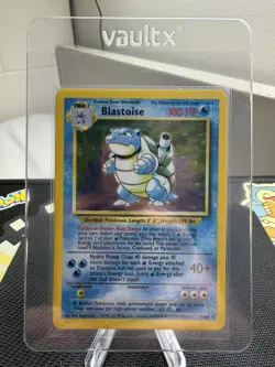 Pokemon TCG Blastoise Base Set Holo Unlimited Rare Card 2/102 LP💎 - Image 1