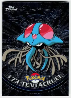 Tentacruel #73 - Topps Chrome Series 1 Pokemon Card Light Play - Image 1