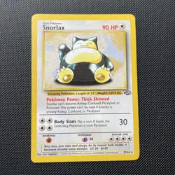 💥 Snorlax # 27/64 Jungle Set Rare Vintage 1999 Pokemon TCG Card NM - Image 1