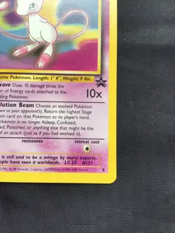 Pokemon Cards: Wizards Black Star Promo: Mew 8 - Image 4