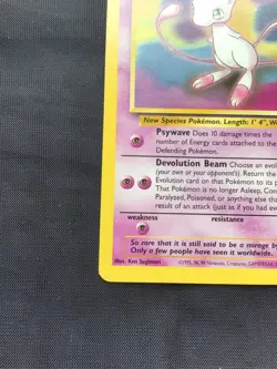 Pokemon Cards: Wizards Black Star Promo: Mew 8 - Image 5