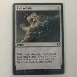 NMT MTG Path to Exile Commander Masters Regular White Instant Card - Image 1
