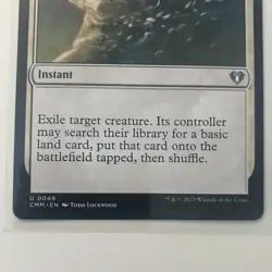 NMT MTG Path to Exile Commander Masters Regular White Instant Card - Image 3