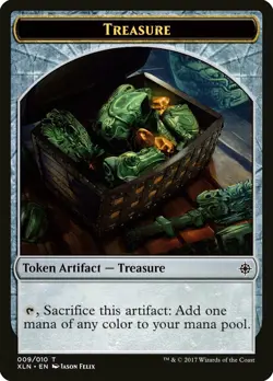 MTG Ixalan Tokens Treasure Near Mint English Magic The Gathering Card 🧙🏽50 - Image 1