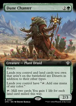 Dune Chanter-Outlaws Of Thunder Junction Commander-Extended Art-Regular-67-NM - Image 1