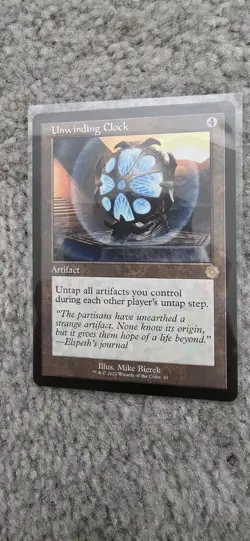 Unwinding Clock The Brothers' War: Retro Frame Artifacts #61 Rare Mtg Magic - Image 1