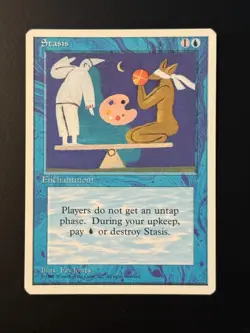 MTG - Stasis - 4th Edition - NM (Magic: The Gathering) - Image 1