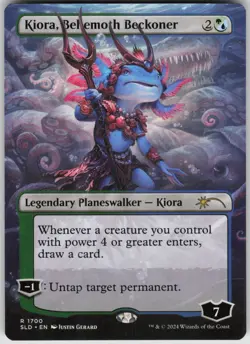 MTG Kiora Behemoth Beckoner Normal NM Secret Lair Drop Series Magic 1700 - Image 1