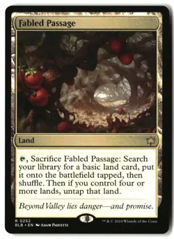 MTG Fabled Passage [BLB - 252] NM 7-19 - Image 1