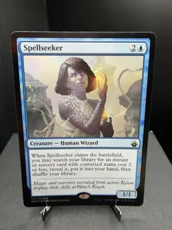 MTG Battlebond Spellseeker 41 Foil Rare NM - Image 1