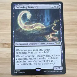 Wizards of the Coast MTG Enduring Tenacity Rare Regular Black 4/3 95 EN 2024 - Image 1