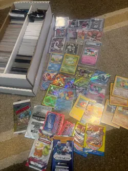 Bulk Sports and Pokemon 500+ Card Lot-Packs RCs hits More! Vintage-Current - Image 1