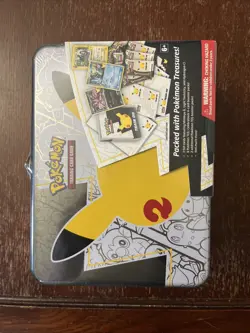 POKEMON TREASURE CHEST METAL BOX 25TH ANNIVERSARY 2021 ENGLISH SEALED (ShelfA5) - Image 1
