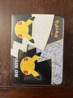 POKEMON TREASURE CHEST METAL BOX 25TH ANNIVERSARY 2021 ENGLISH SEALED (ShelfA5) - Image 3