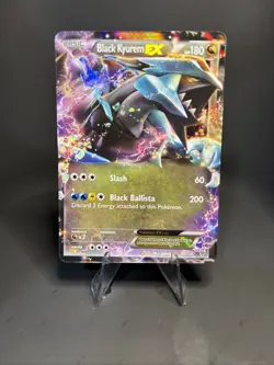 Pokemon TCG Black Kyurem EX Holo Ultra Rare Card 95/135 Plasma Storm - Image 1