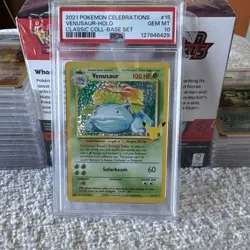 2021 Pokemon Venusaur 25th Celebrations Classic Collection 15/102 PSA 10 Gem - Image 4