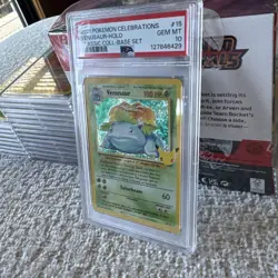 2021 Pokemon Venusaur 25th Celebrations Classic Collection 15/102 PSA 10 Gem - Image 5