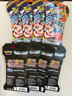 Lot 8x Pokemon Chaos Rising Sleeved Booster Mega Greninja OVP Sealed English #1 - Image 2