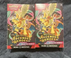 Pokemon TCG Mega Evolution—Ascended Heroes Booster Box Bundle 4 Boxes (Sealed) - Image 1