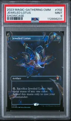 2023 Magic The Gathering Jeweled Lotus Showcase Foil #702 PSA 9 MINT POP 35 - Image 1