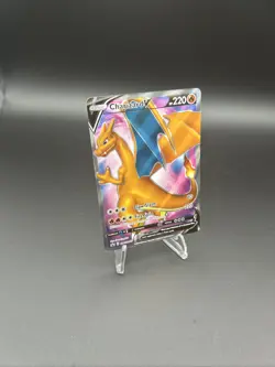2020 Pokemon Charizard V Full Art Rare Holo Black Star Promo (SWSH050) NM - Image 1