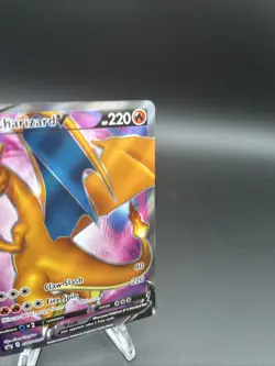 2020 Pokemon Charizard V Full Art Rare Holo Black Star Promo (SWSH050) NM - Image 3