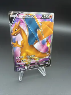 2020 Pokemon Charizard V Full Art Rare Holo Black Star Promo (SWSH050) NM - Image 4