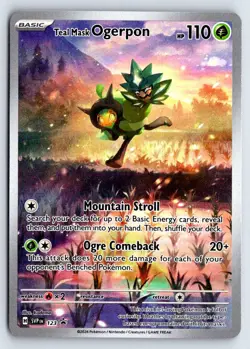 TEAL MASK OGERPON 123 SCARLET & VIOLET PROMO POKEMON LP - Image 1