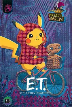 E.T. (Pikachu) #E15 PinkHolo Box Hit Electric Pikachu Cosplay Pokemon - Image 1