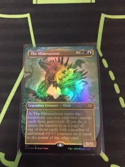 MTG Magic The Gathering The Mimeoplasm Foil 2X2 Rare Borderless Commander - Image 1