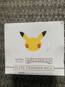 Factory Seal Pokemon TCG: 25th Anniversary Celebrations Elite Trainer Box (2021) 820650809439 - Image 1
