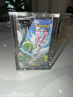Pokemon Booster Box Sun & Moon Unbroken Bonds Sealed 2019 English In Acrylic Box - Image 4
