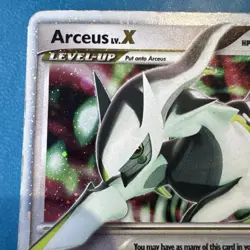 Arceus LV.X MP DP56 Diamond and Pearl Pokemon TCG Holo - Image 3