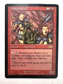 MTG: Nemesis: Moggcatcher: Moderately Played Condition Free Shipping - Image 1